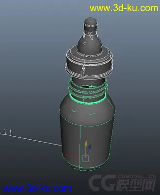 3D打印模型奶瓶的图片