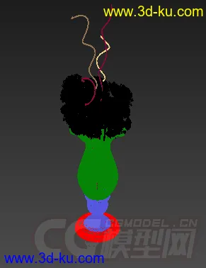 一个装饰花 植物模型的图片2