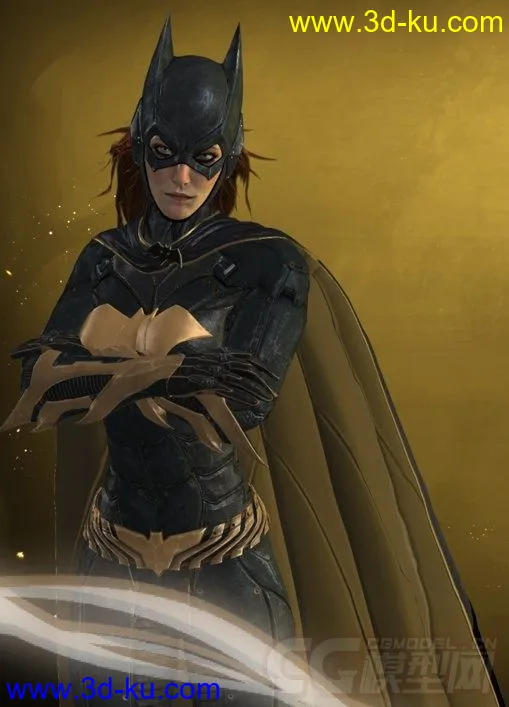 女蝙蝠侠Batgirl-四边面模型的图片1