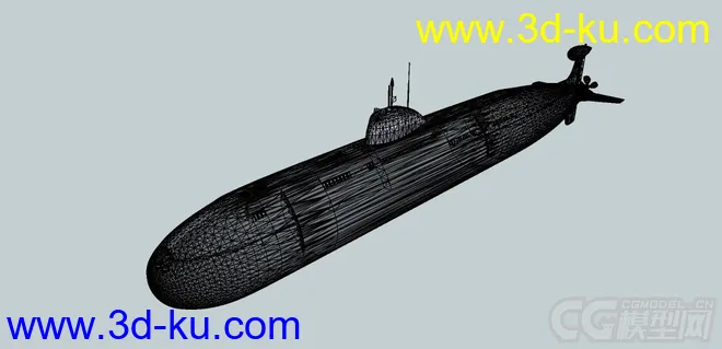苏联核潜艇一艘模型的图片1