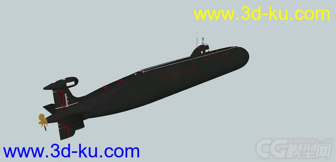 苏联核潜艇一艘模型的图片2