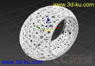 圆形镂空部件模型的图片