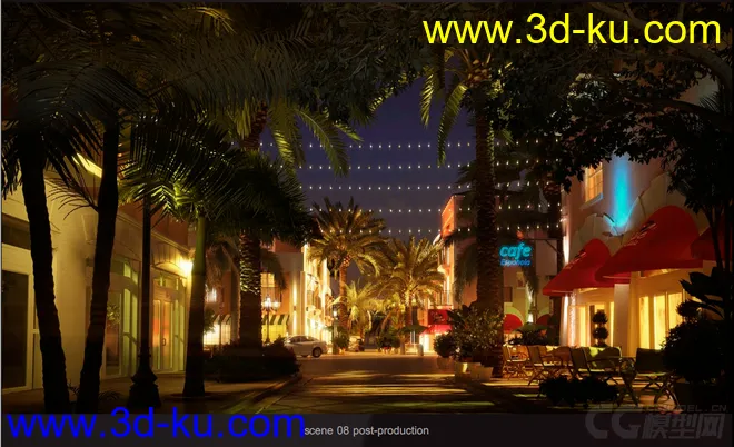 EA23-10套迈阿密城市场景模型的图片9