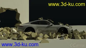 3D打印模型以前做的一个动画场景的图片