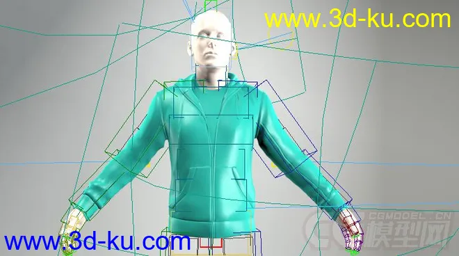 一个欧洲男人模型  可3D打印的图片1