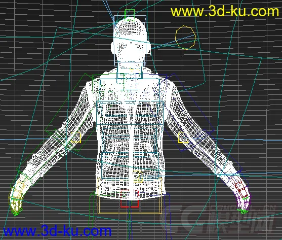 一个欧洲男人模型  可3D打印的图片2