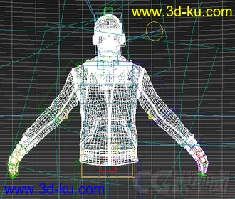 一个欧洲男人模型  可3D打印的图片