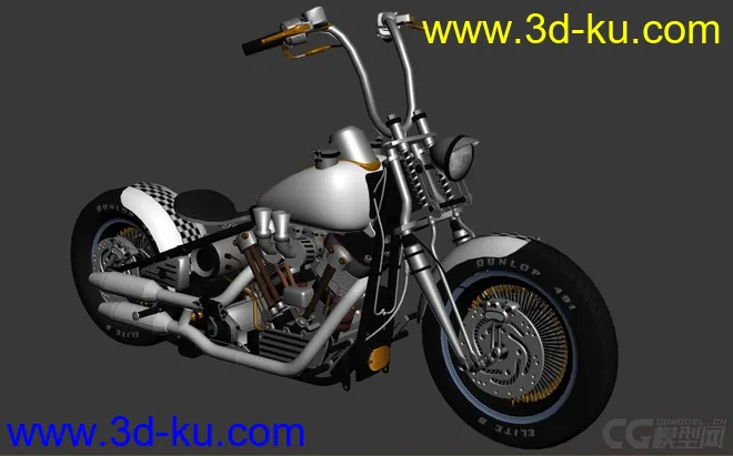 精品—小型摩托车 哈雷机车模型的图片1