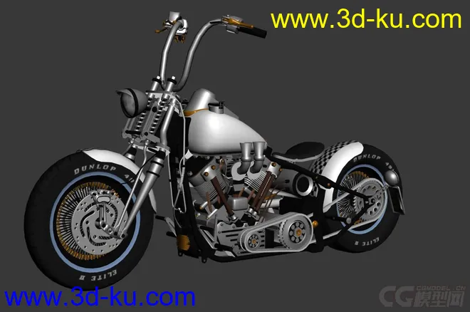 精品—小型摩托车 哈雷机车模型的图片2