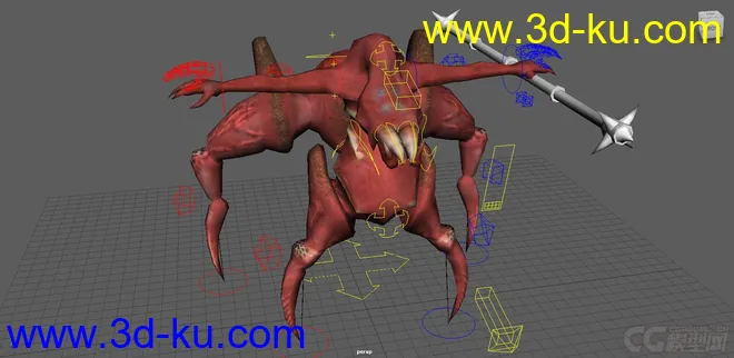 Nyctalus creature rig模型的图片14