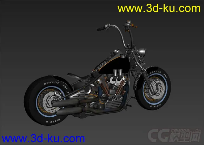 一个非常帅的摩托车模型的图片2