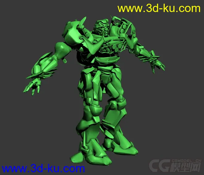 精细的3D打印模型，变形金刚，机器人，汽车人，内含STL源文件，可用于3D打印的图片5