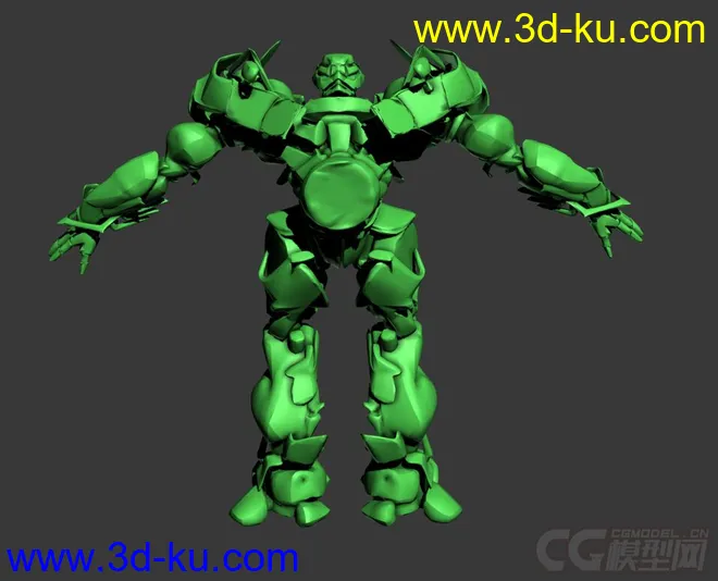 精细的3D打印模型，变形金刚，机器人，汽车人，内含STL源文件，可用于3D打印的图片6