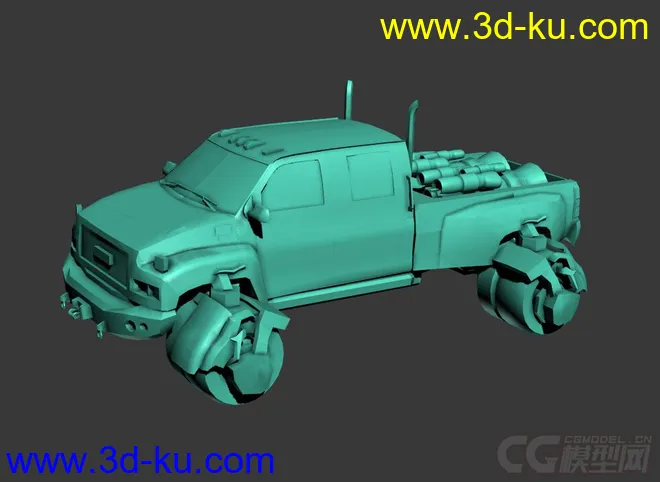 精细的3D打印模型，变形金刚，铁皮机器人，汽车人，包含车辆原型。内含STL源文件的图片10
