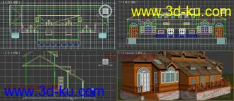 3D打印模型CF穿越火线，寂静村，可做电影，短片，下载下载送建模的图片