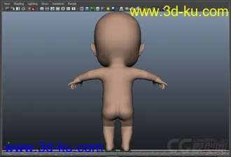 3D打印模型小baby的图片