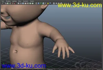 3D打印模型小baby的图片