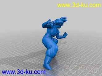 动漫人物 3D打印模型 STL格式的图片