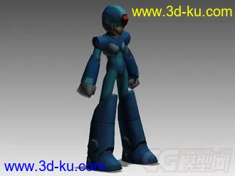 洛克人 3D打印模型 STL格式的图片