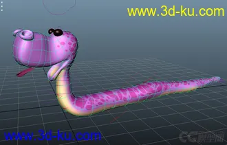 3D打印模型snake 蛇的图片