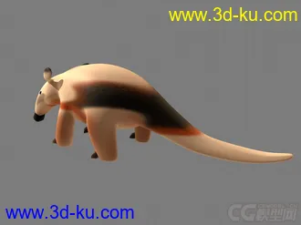 3D打印模型Anteater 食蚁兽的图片