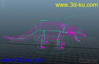 3D打印模型Anteater 食蚁兽的图片