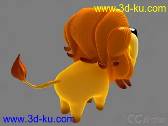 3D打印模型狮子的图片