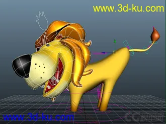 3D打印模型狮子的图片