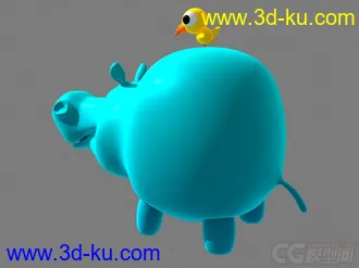 3D打印模型河马的图片