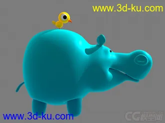 3D打印模型河马的图片