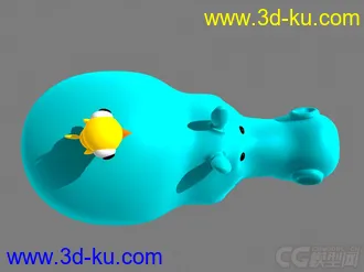 3D打印模型河马的图片