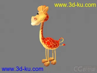 3D打印模型长颈鹿的图片