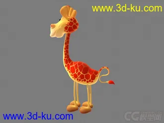 3D打印模型长颈鹿的图片