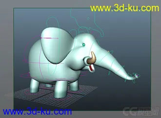 3D打印模型大象的图片