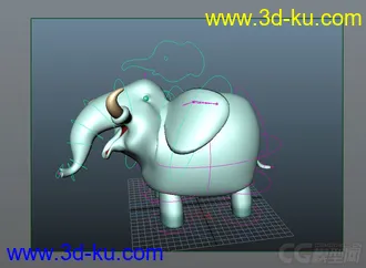 3D打印模型大象的图片