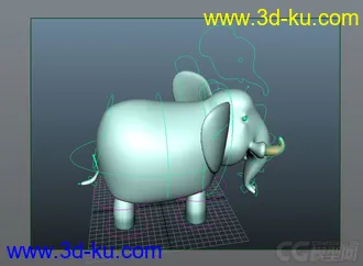 3D打印模型大象的图片