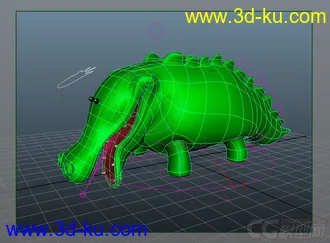 3D打印模型鳄鱼的图片