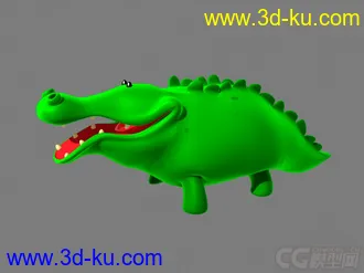 3D打印模型鳄鱼的图片