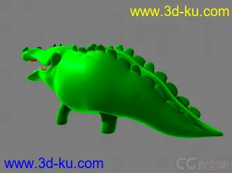 3D打印模型鳄鱼的图片