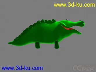 3D打印模型鳄鱼的图片