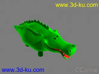 3D打印模型鳄鱼的图片