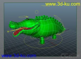 3D打印模型鳄鱼的图片