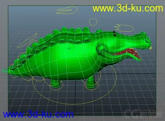 3D打印模型鳄鱼的图片