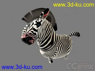 3D打印模型斑马的图片