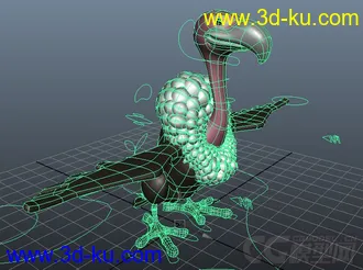 3D打印模型秃鹫的图片