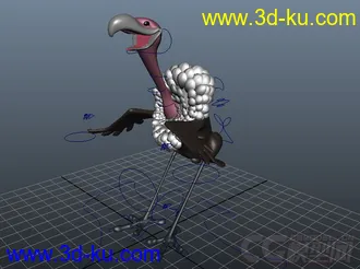 3D打印模型秃鹫的图片