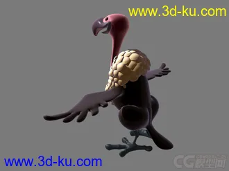 3D打印模型秃鹫的图片