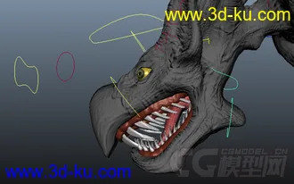 3D打印模型地兽，地精，怪物，的图片