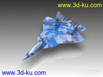 3D打印模型T-50 战机的图片