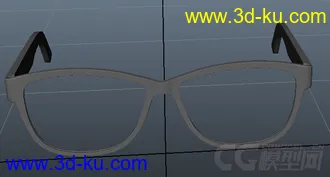 3D打印模型眼镜框，简单的镜框的图片